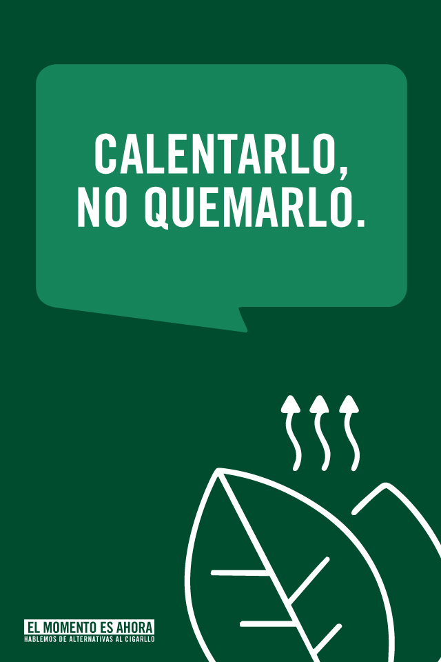 calentarlo no quemarlo graphic nicotina